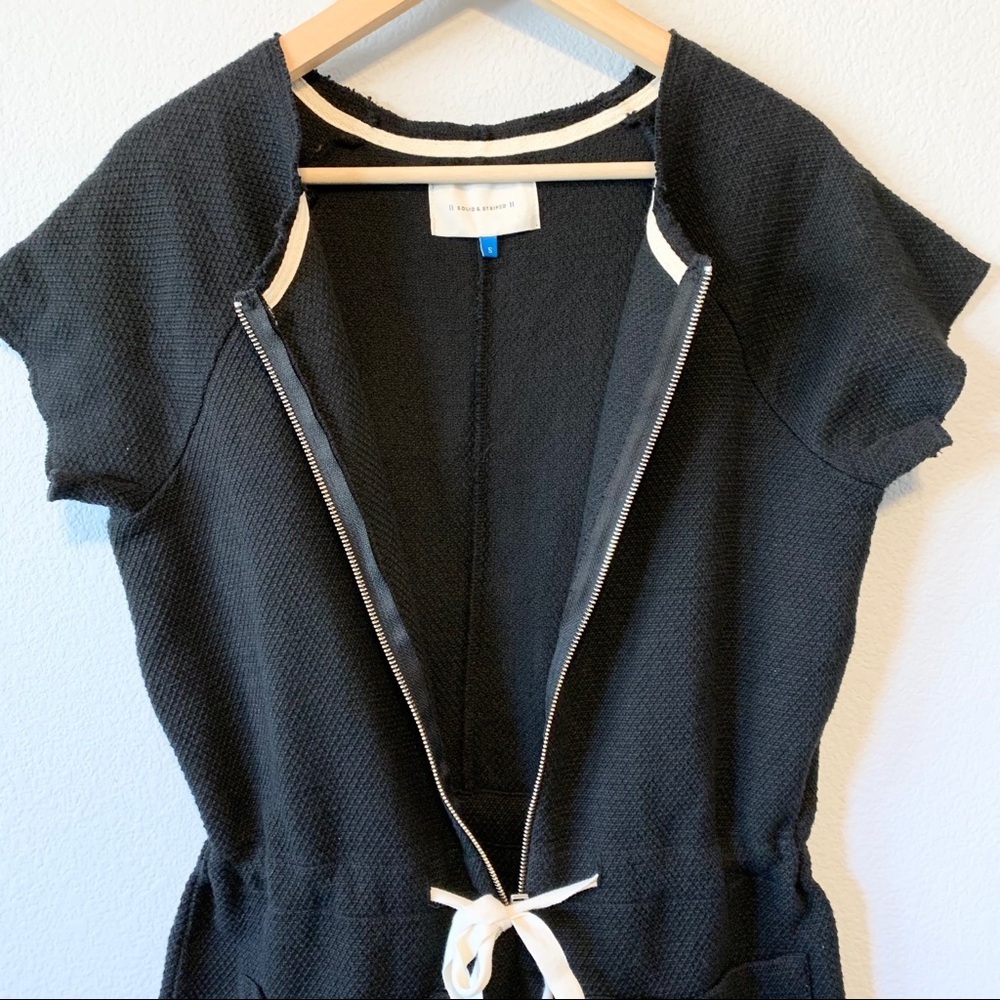 Solid + Striped Romper - image 7